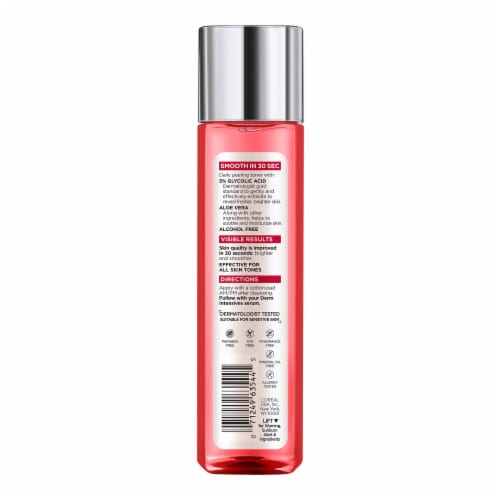 L'Oreal Paris Revitalift Derm Intensives Peeling Facial Toner with 5% Glycolic Acid Perspective: bottom