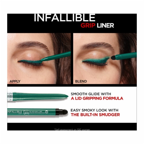 L'Oreal Paris Infallible Grip Mechanical Gel Eyeliner 250 Emerald Green Perspective: bottom