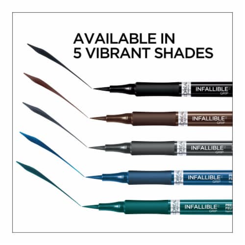 L'Oreal Paris Infallible Precision Felt Eyeliner Waterproof 615 Blue Perspective: bottom
