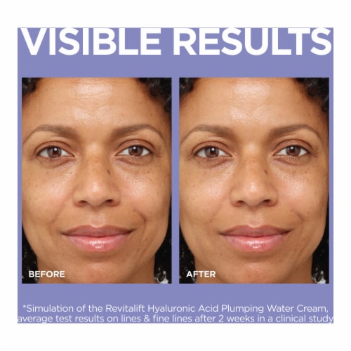 L'Oreal Paris Revitalift Face Cream, Plumping with Hyaluronic Acid & Ceramides Perspective: bottom
