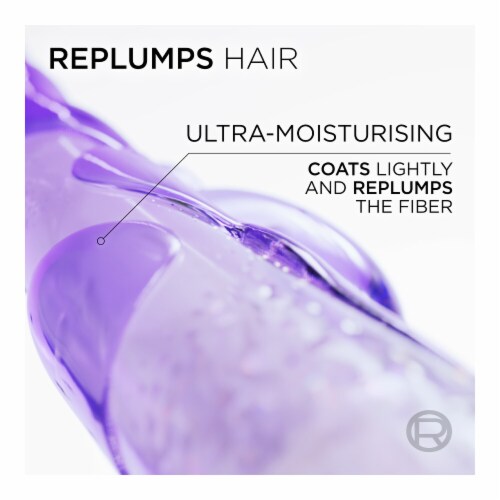 L'Oreal Paris Elvive Hyaluron Plump Replumping Moisture Hair Serum for Dry, Dehydrated Hair Perspective: bottom