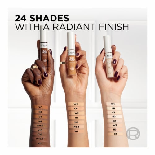 L'Oreal Paris True Match Radiant Serum Concealer With Hyaluronic Acid N1 Perspective: bottom