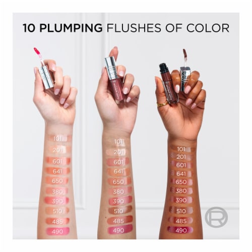 L'Oreal Paris Plump Ambition Lip Oil with Hyaluronic Acid 201 Milky Nu Perspective: bottom