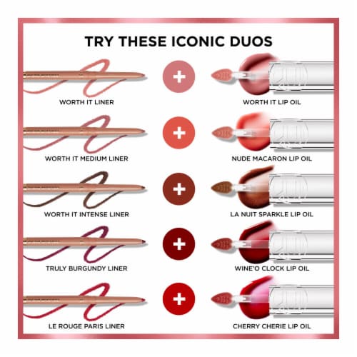 L'Oreal Paris Colour Riche Lip Liner 570 Worth It Intense Perspective: bottom
