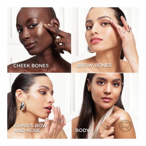L'Oreal Paris Lumi Le Glow Highlighter Stick 635 Glowy Golden Couture Perspective: bottom