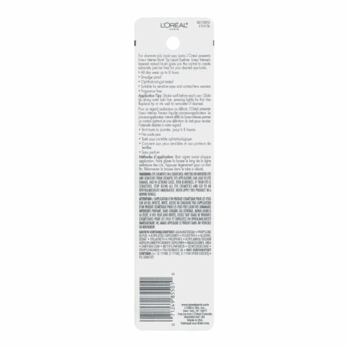 L'Oreal Paris Lineur Intense Brush Tip Liquid Eyeliner 710 Black Perspective: bottom