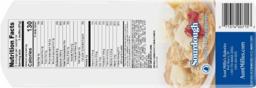 Aunt Millie's® Sourdough English Muffins Perspective: bottom