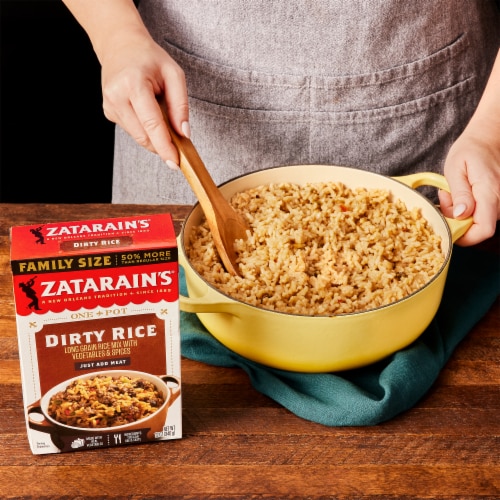 Zatarain's Family Size Dirty Rice Mix Perspective: bottom