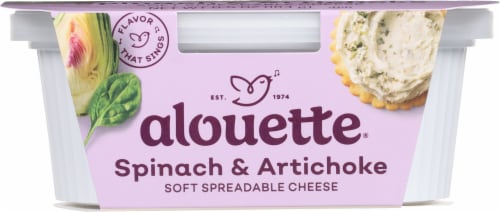 Alouette® Spinach & Artichoke Soft Spreadable Cheese Perspective: bottom