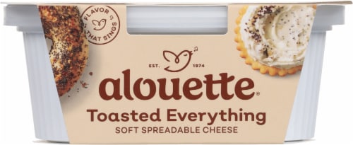 Alouette® Toasted Everything with Sea Salt Spreadable Cheese Perspective: bottom