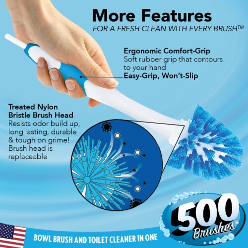 Cleaner-Dispensing Toilet Brush