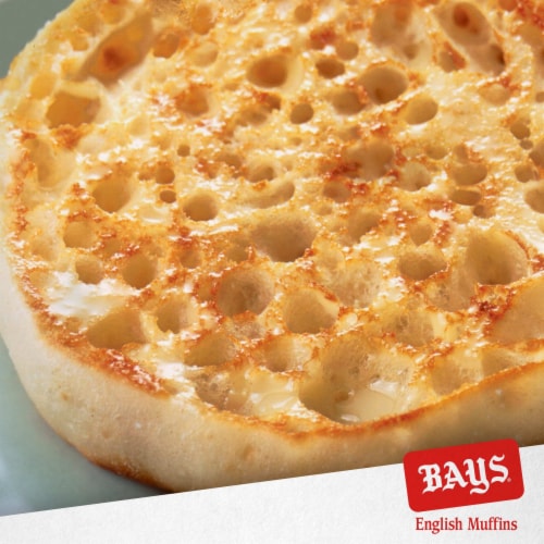 Bays Sourdough English Muffins Perspective: bottom
