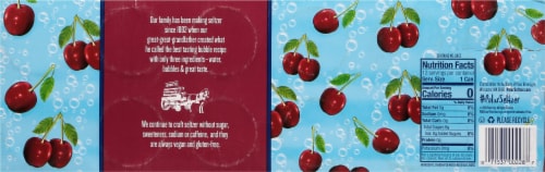 Polar® Black Cherry Flavored Seltzer Water Cans Perspective: bottom