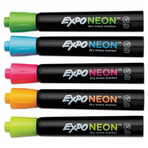 6 Pc Dry Erase Whiteboard Markers Assorted Colors Eraser Office School Low  Odor, 1 - Kroger