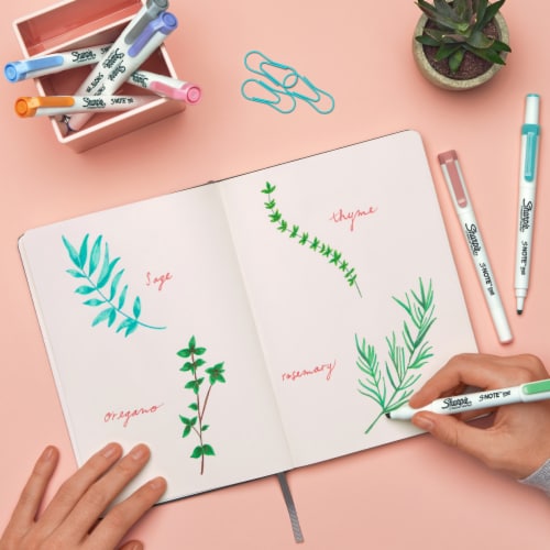 Sharpie® S-Note Duo Dual-Ended Creative Markers, 8 Count Perspective: bottom