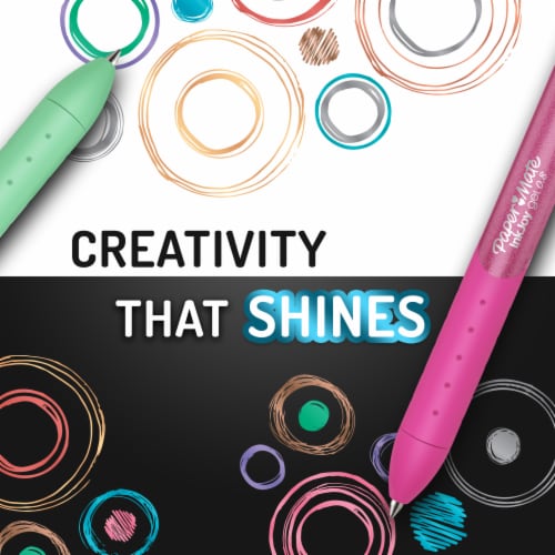 Paper Mate InkJoy Gel Pens, Metallic Pens, 3 Count Perspective: bottom