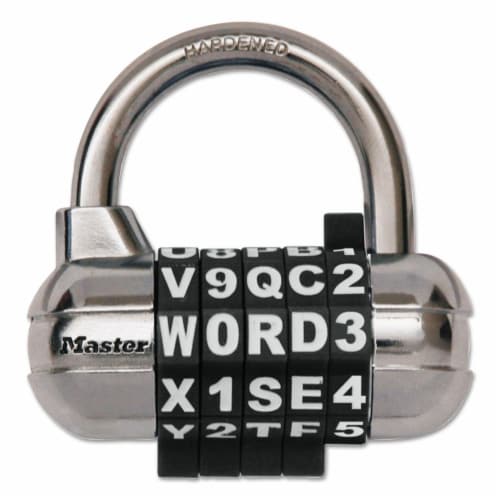 Master Lock Steel Bike & Locker Combination Lock Perspective: bottom