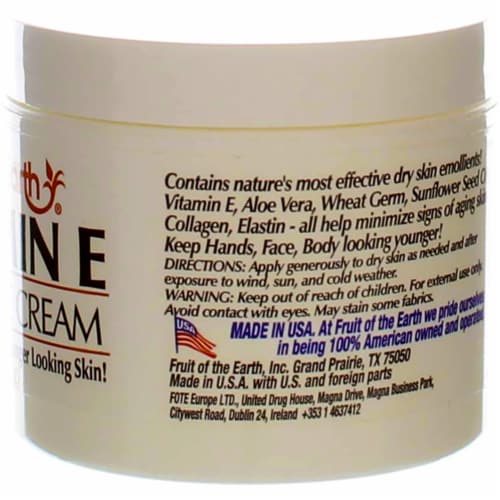 Fruit of the Earth® Vitamin E Skin Care Cream Perspective: bottom