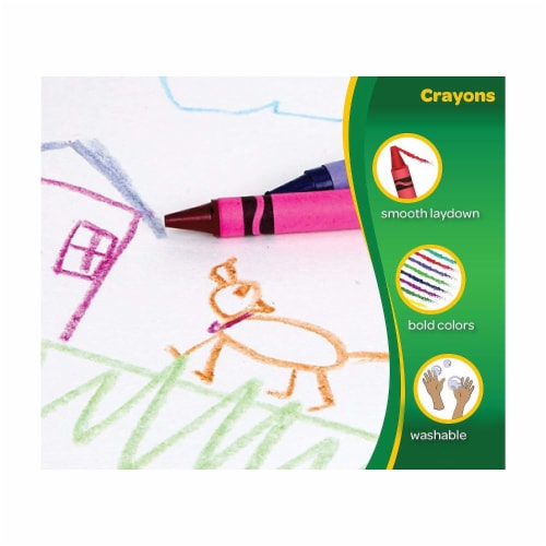 Crayola® Classic Color Crayon Pack Perspective: bottom