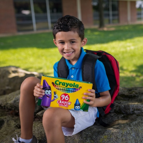 96 Crayons Hinged Top Box - Crayola