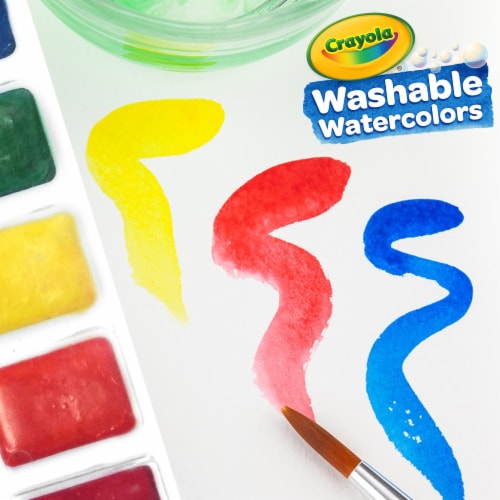 Crayola® Washable Watercolors Assorted Colors Paint Set Perspective: bottom