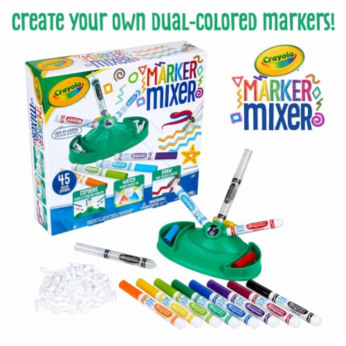 Crayola Marker Mixer Art Kit Washable Marker Set Easy Craft Kit for Kids 113 Piece Set Fred Meyer