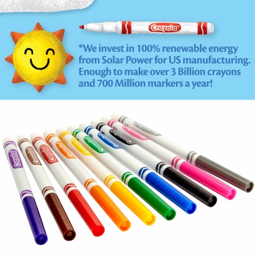 Crayola® Classic Fine Line Assorted Color Markers Perspective: bottom