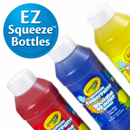 Crayola® Washable Fingerpaint Squeeze Bottles Perspective: bottom