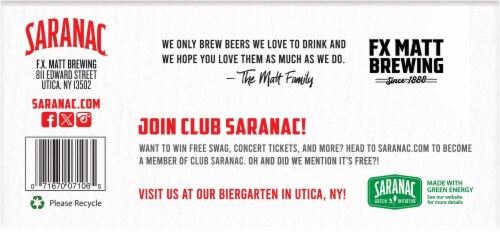 Saranac® Twelve Beers Of Summer Seasonal Variety Pack Perspective: bottom