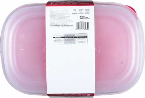 Rubbermaid® TakeAlongs Rectangle BPA-Free Plastic Food Storage Container - 2 Pack Perspective: bottom