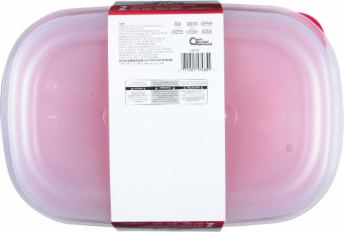 Rubbermaid TakeAlongs 1.1-Gallon Large Rectangle Containers, 2