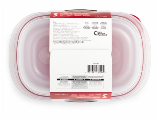 Rubbermaid® TakeAlongs Rectangle BPA-Free Plastic Food Storage Container Perspective: bottom