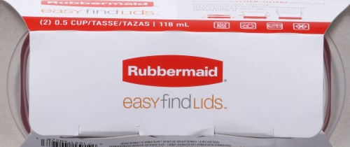 Rubbermaid® Easy Find Lids™ Square Food Storage Container - Clear Perspective: bottom