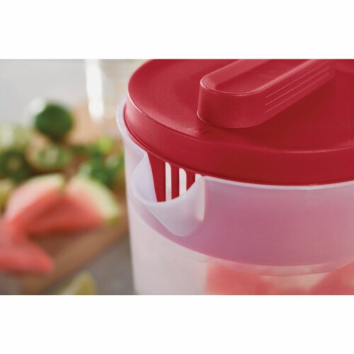 Rubbermaid® Simply Pour™ Pitcher - Red Perspective: bottom