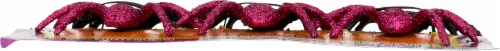 Fun World® Glitter Spider Decorations - Black/Purple Perspective: bottom