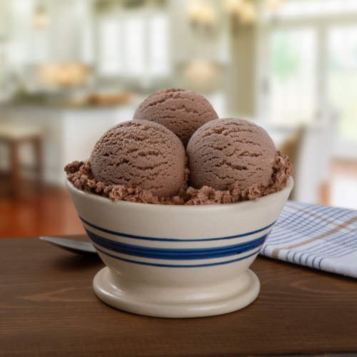 Blue Bell® Gold Rim Assorted Flavors Ice Cream Pint Perspective: bottom