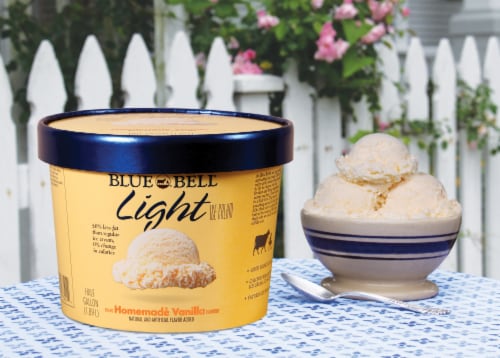 Blue Bell® Homemade Vanilla Light Ice Cream Perspective: bottom