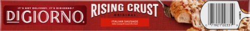 DIGIORNO Italian Sausage Frozen Pizza on a Rising Crust Perspective: bottom