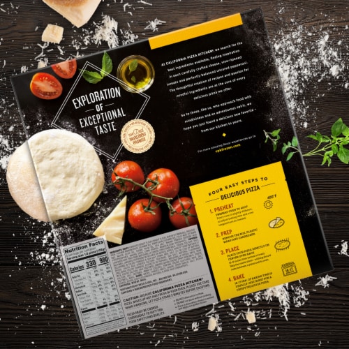 California Pizza Kitchen Signature Uncured Pepperoni Crispy Thin Crust Frozen Pizza Perspective: bottom