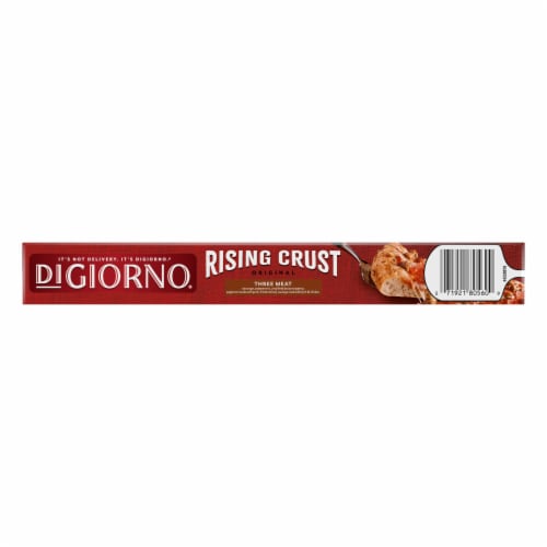 DIGIORNO Three Meat Rising Crust Frozen Pizza Perspective: bottom