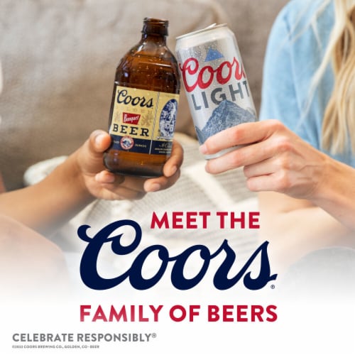 Coors Light American-style Light Lager Beer Perspective: bottom