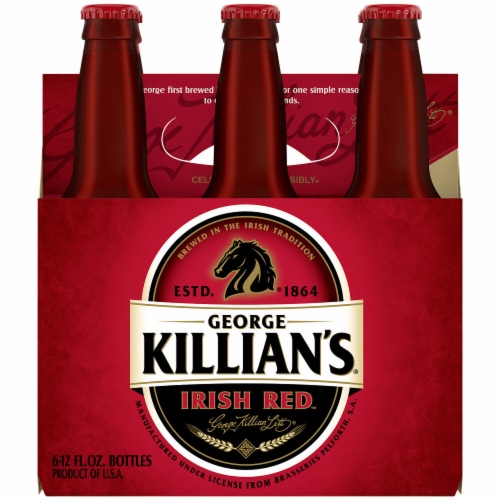 George Killian's Irish Red Irish Lager Beer Perspective: bottom