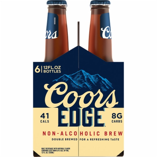 Coors Edge Non-Alcoholic Beer Perspective: bottom