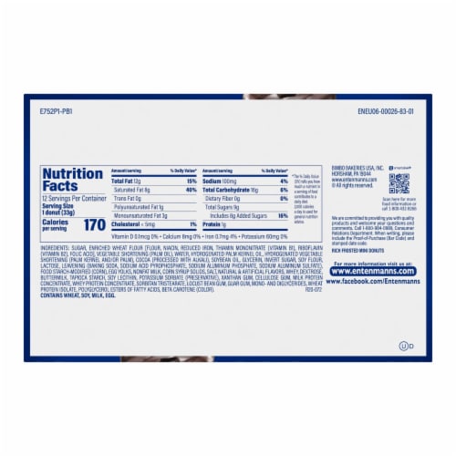 Entenmann's® Rich Frosted Mini Donuts Perspective: bottom