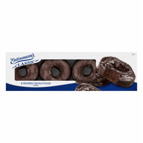 Entenmann's Frosted Devil's Food Donuts Perspective: bottom