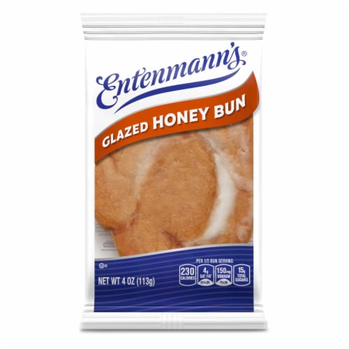 Entenmann's Glazed Honey Bun Perspective: bottom