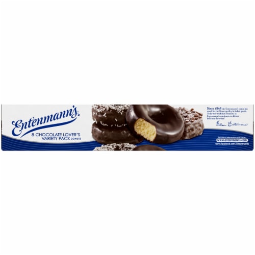 Entenmann's® Chocolate Lover's Variety Pack Donuts Perspective: bottom