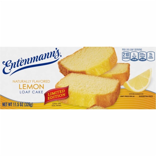Entenmann's Lemon Loaf Cake Perspective: bottom