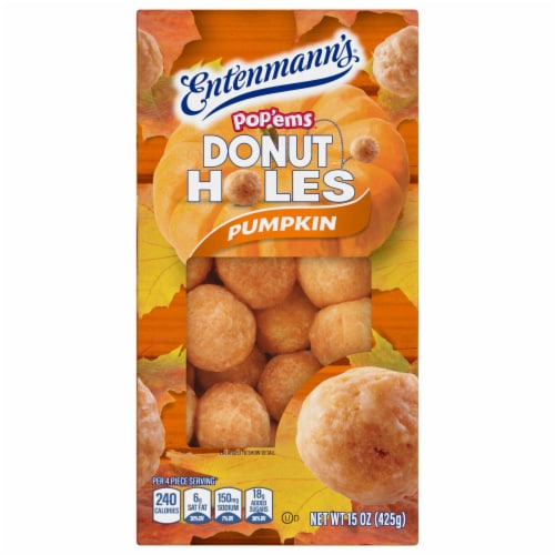 Entenmann's Pop'ems Pumpkin Donut Holes Perspective: bottom