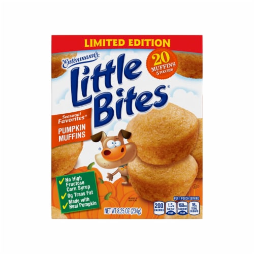 Entenmann's Little Bites Pumpkin Mini Muffins Perspective: bottom